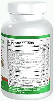 Plus Liver Detox Capsules Liver Cleanse and Detox Pills with Milk Thistle and Antioxidants (120 Count)