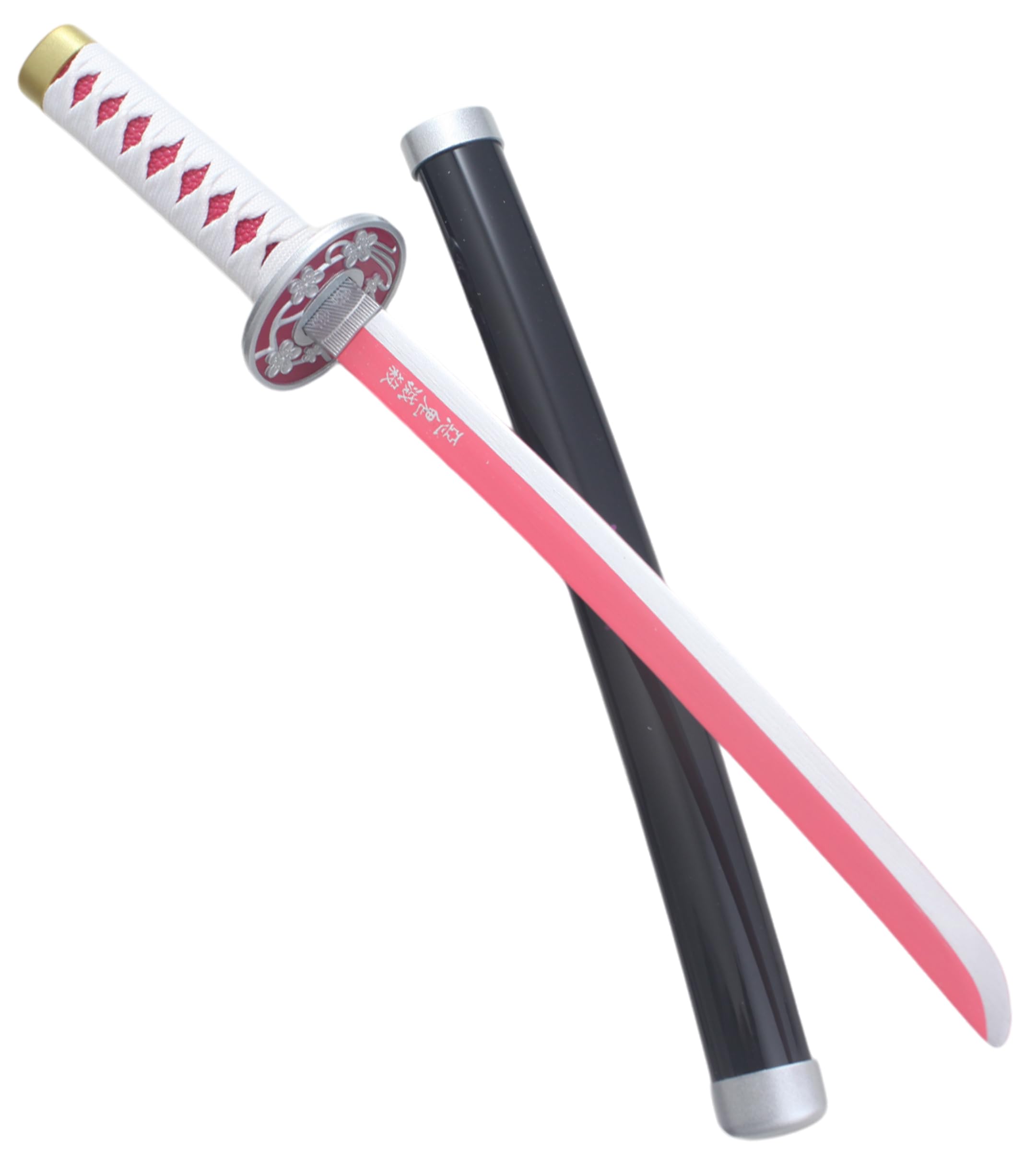 REPLIKSWORD Mini Katana Bois Lame Kanao Tsuyuri Épée Sabre - 45cm + Presentoir