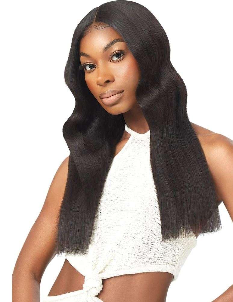 Outre 100% Remi Human Weaving Hair Mylk Yaki 2-PACKS (14", 1)