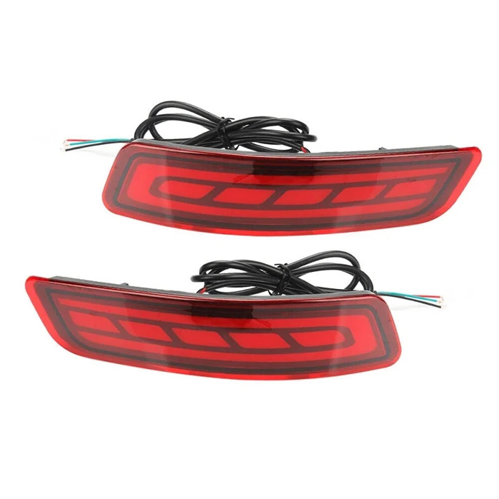 Windzerdong 12V LED Bumper Reflector Light For toyotas Corolla Altis 2014-2018 Tail Brake Light Rear Fog Lamps Turn Signal Light Driving Lamp