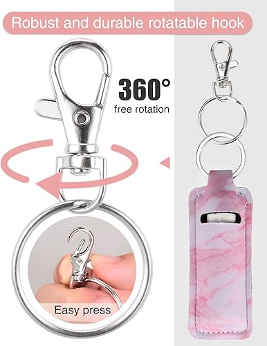 Miniatura 2 de Meiiy Chapstick Holder - Funda para lápiz labial, bolsa para bálsamo labial, bolsillo portátil, soporte para tubo de brillo de labios, regalo para