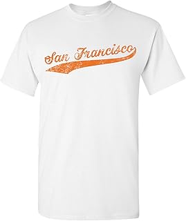 UGP Campus Apparel City Baseball Script T Shirt, Hometown Pride Tees