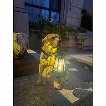 ガーデンライト　ラブラドールレトリーバー　親子　ガーデニング　ソーラーライト Amazon.co.jp: ガーデンライト ラブラドールレトリーバー 親子