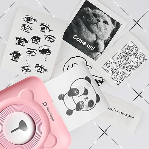 Miniatura 6 de Peripage - Mini adhesivo de papel para impresora, papel térmico autoadhesivo, incoloro, para impresora PeriPage A6, impermeable, a prueba de aceite,