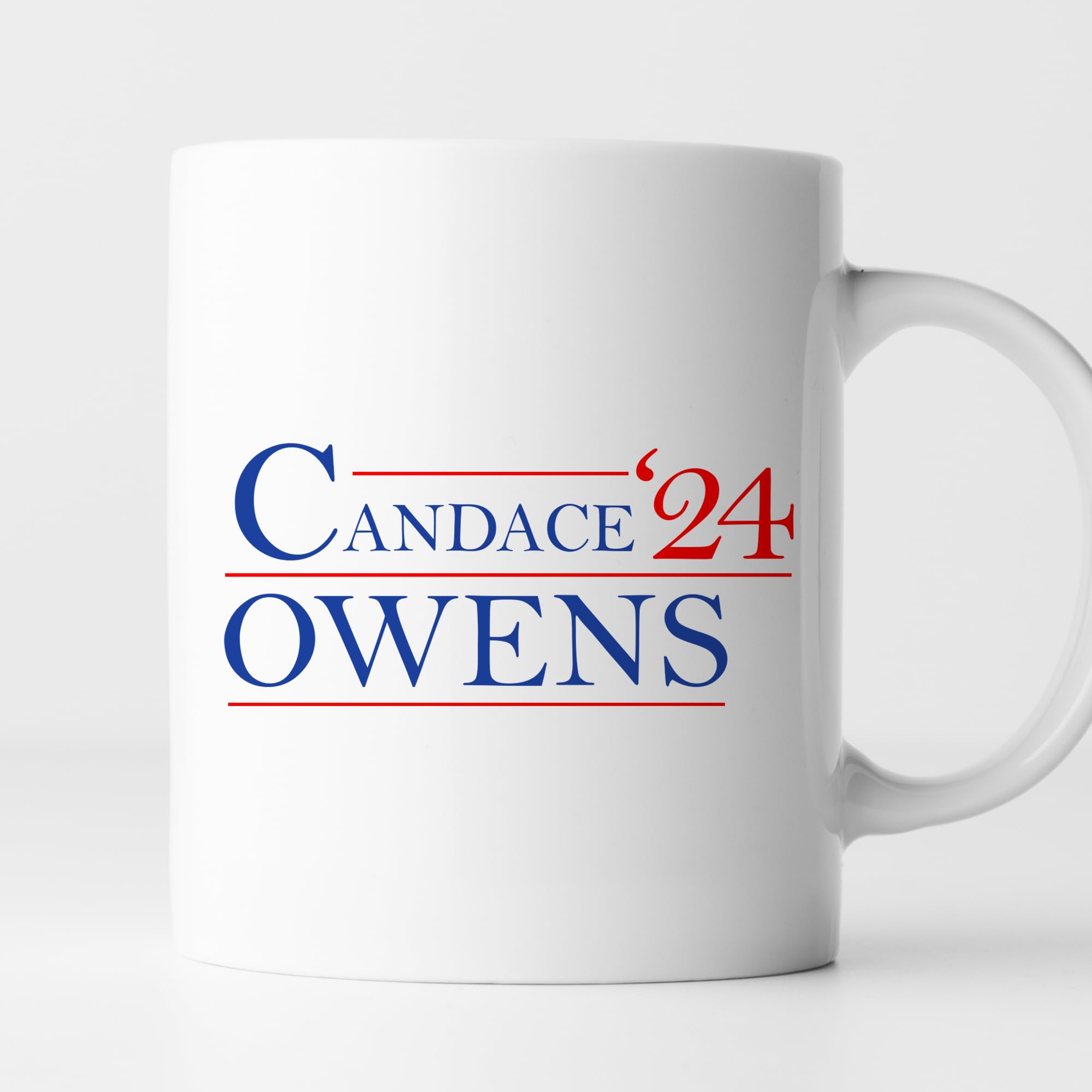 TODOLIA -11Oz- Candace Owens 2024 Coffee Mug, 2024 United States Presidential Election Coffee Cup, Candace Owens For President 2024 Gift Mug, Ceramic Glossy Mug Gift For Family, Friend, Coworker