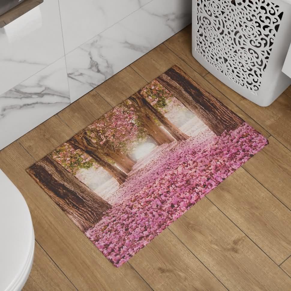Tapis devant de porte intérieur forêt pour décorer la cuisine - 3