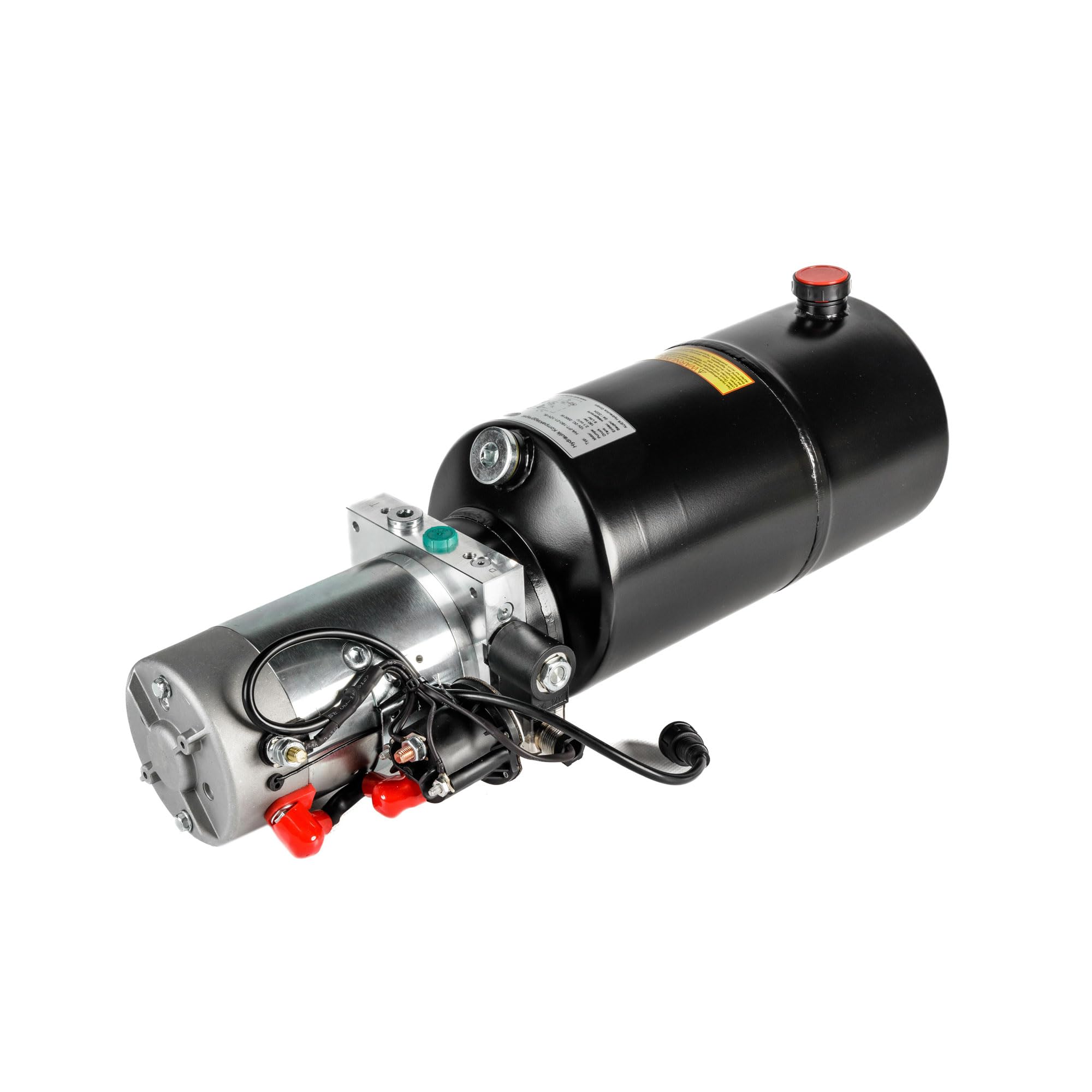 Hydraulikaggregat HYDRAFT, Hydraulikpumpe 24 V 180 bar 2000 Watt mit 8 Liter Stahltank, Funk