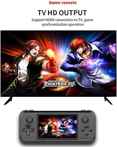 Miniatura 2 de NZYMD Consola de videojuegos portátil de 4 pulgadas, 10000 consola de juegos retro clásica, compatible con emulador