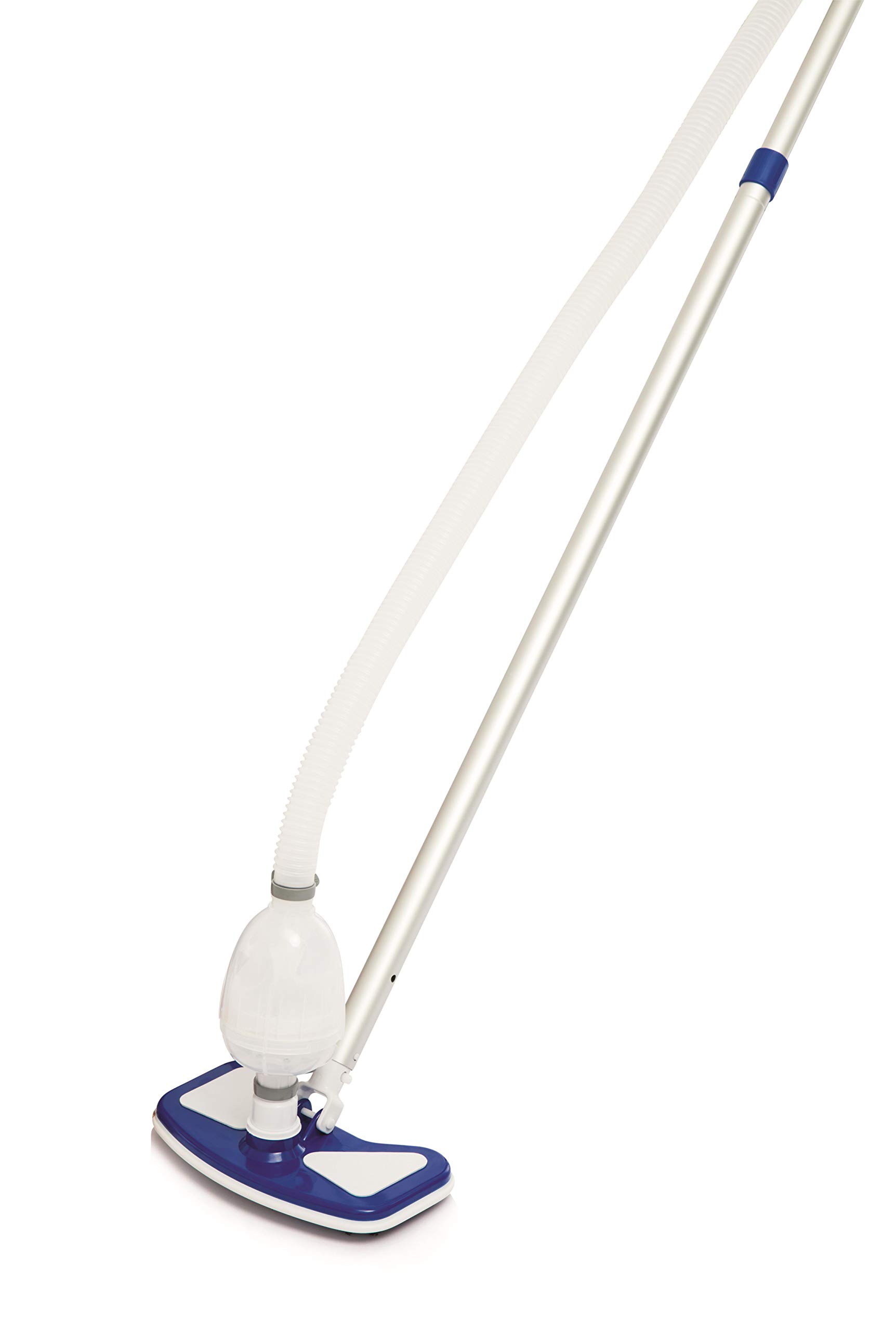 Bestway 58237 Kit d'entretien deluxe avec Skimmer de Surface, Tête de Balai Aspirateur, Tuyau 7,5 M et Épuisette