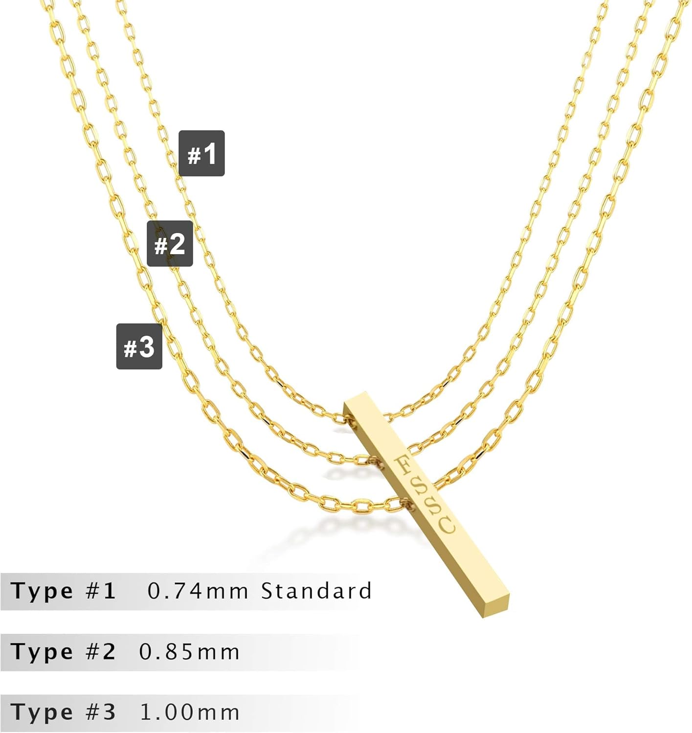 JEWEE DIAMOND Personalized Multiple Name Necklace with Heart Charm - 14K Gold/Silver Custom Pendant for Kids Names - Handmade Sideways Necklace - Dainty Gift for Women - Image 7