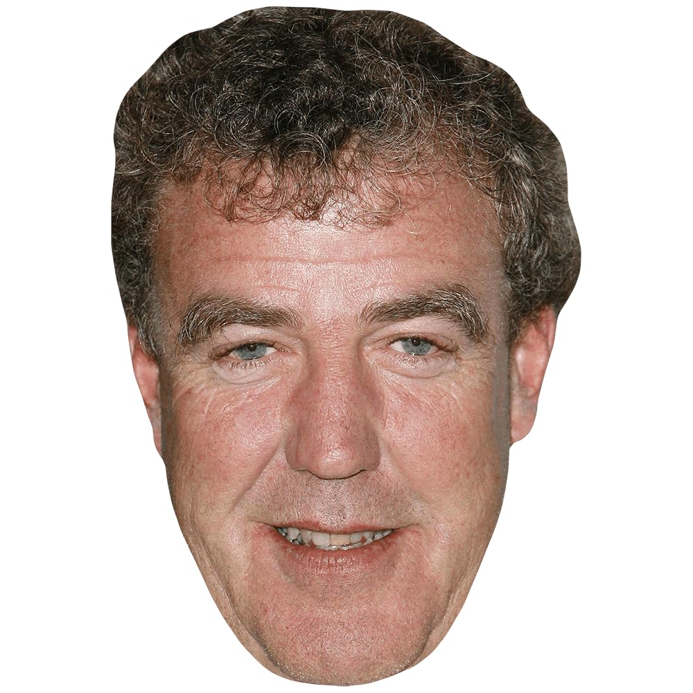 Jeremy Clarkson (Young) Celebrity Mask, Flat Card Face, Fancy Dress Mask