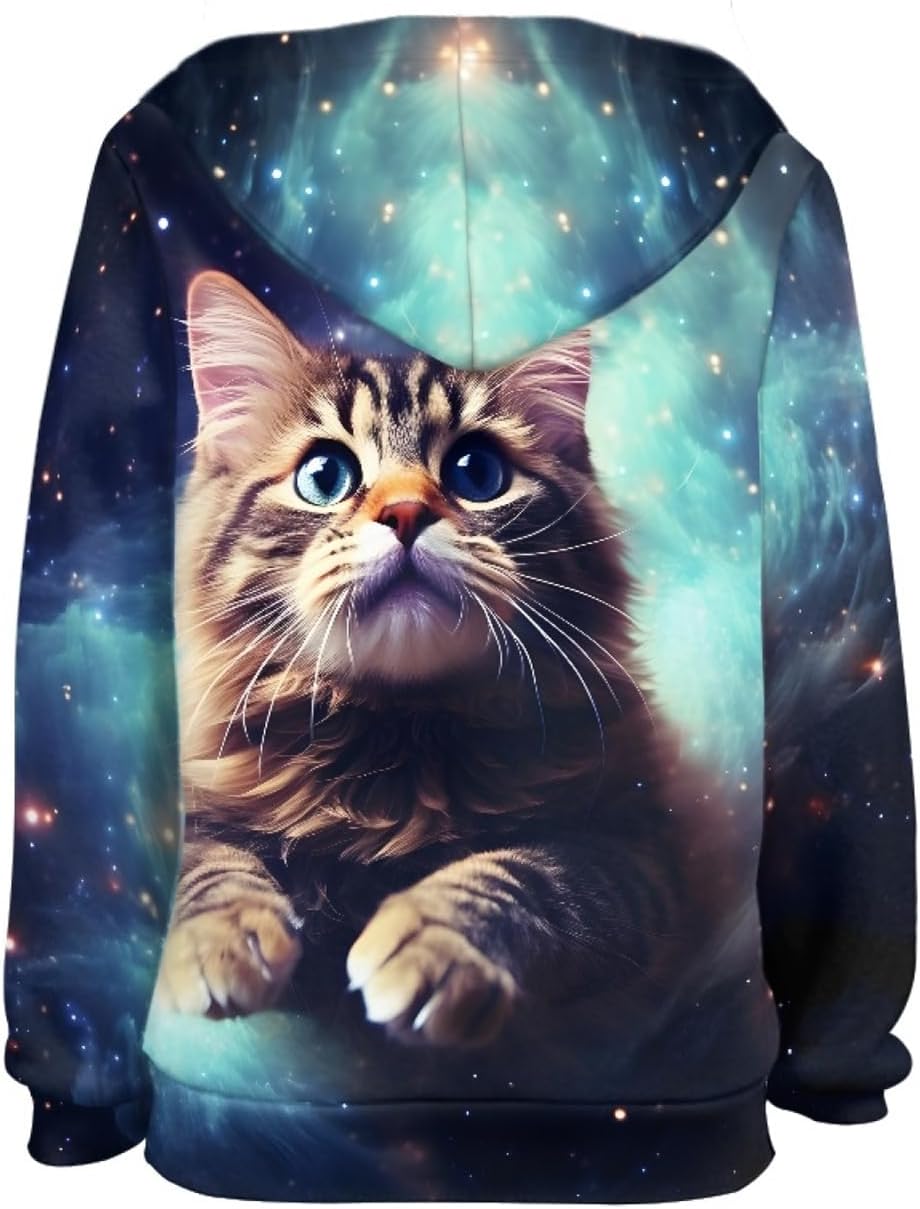 GLUDEAR Boys Girls 3D Print Graphic Sweatshirts Long Sleeve Pullover Hoodies