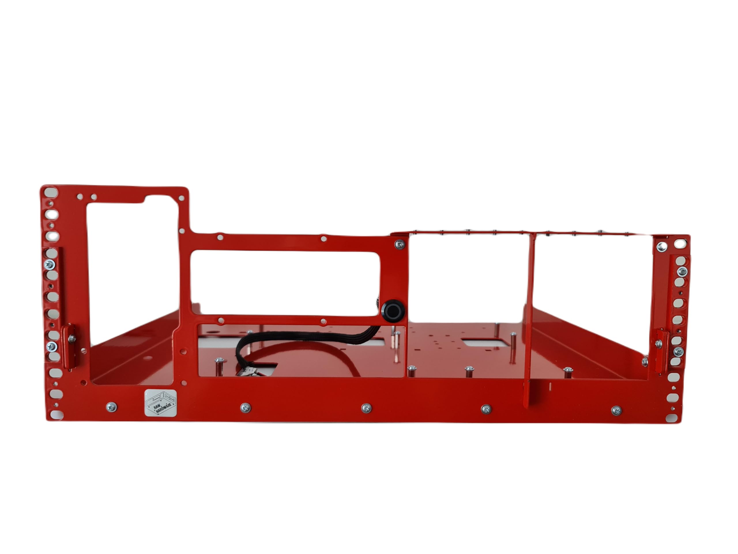 R-CASE 1 RAL ATX 4U Custodia aperta AIR, custodia per rack da 19 pollici, ATX, archiviazione