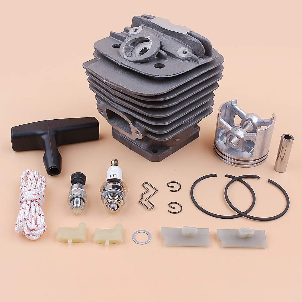 Kit de reparación de Perro de trinquete de Arranque de guía de Cadena de pistón de Cilindro de 48 mm Compatible con STIHL MS360 MS340 036034 034AV 034 Super Gas Motosierra Piezas