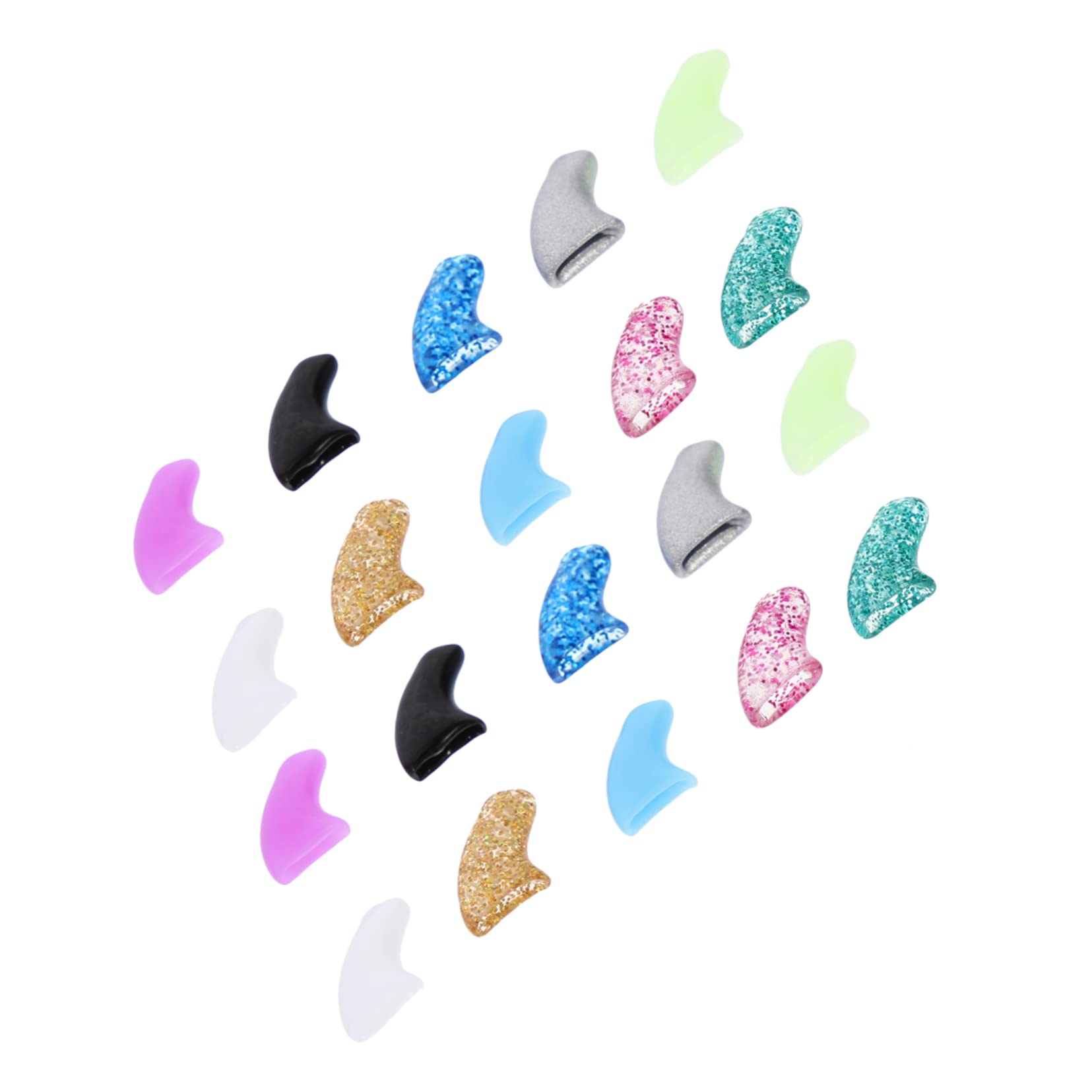 Kit De 20 Griffes pour Chat, Protège-Griffes pour Chien, Protège-Griffes pour Animaux De Compagnie, Protège-Griffes Colorés pour Chat, Protège-Griffes pour Chien, Fournitures