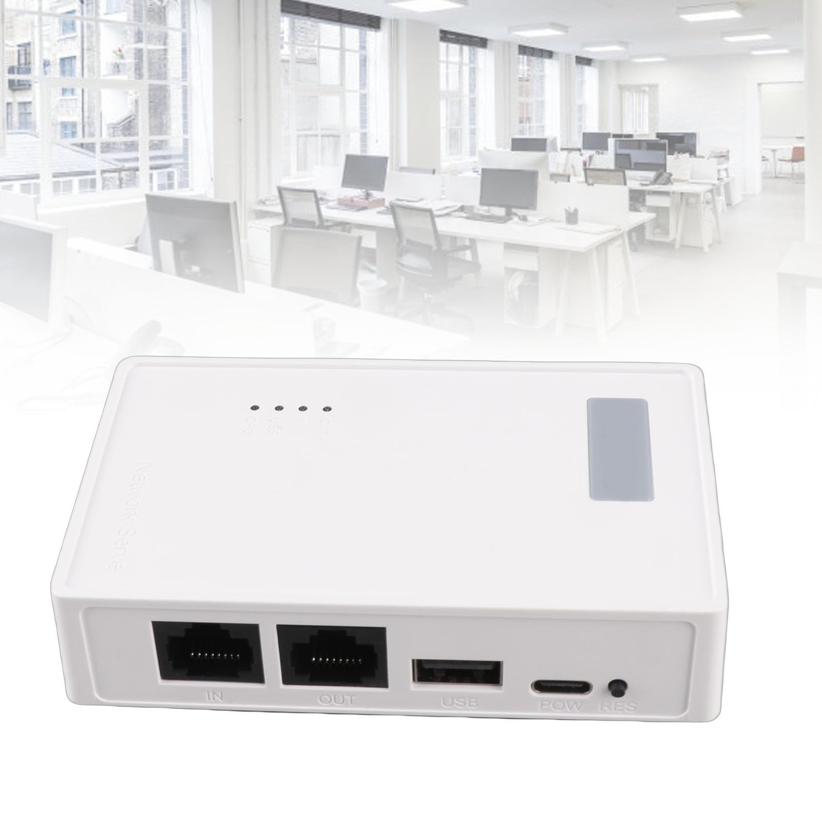 Generic Server di Stampa Wireless USB per più Utenti con velocità di 480 Mbps, Compatibile con e OS X, Ideale per Uso Domestico e in Ufficio, Bianco