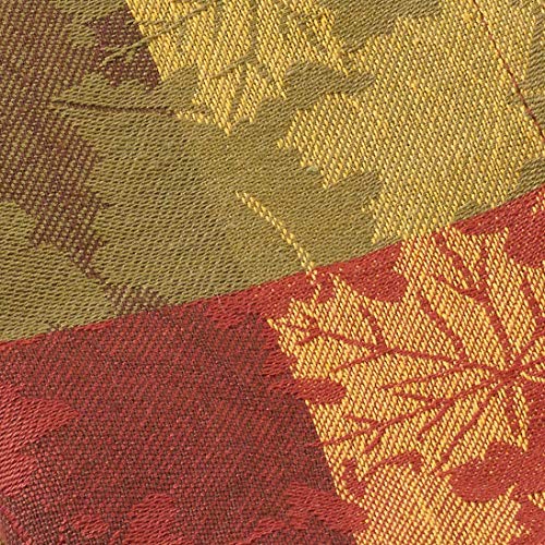 Fabric Textile Products, Inc. Napkin Set, 100% Polyester, Set of 4, 18x18, Textured Christmas Garland Border