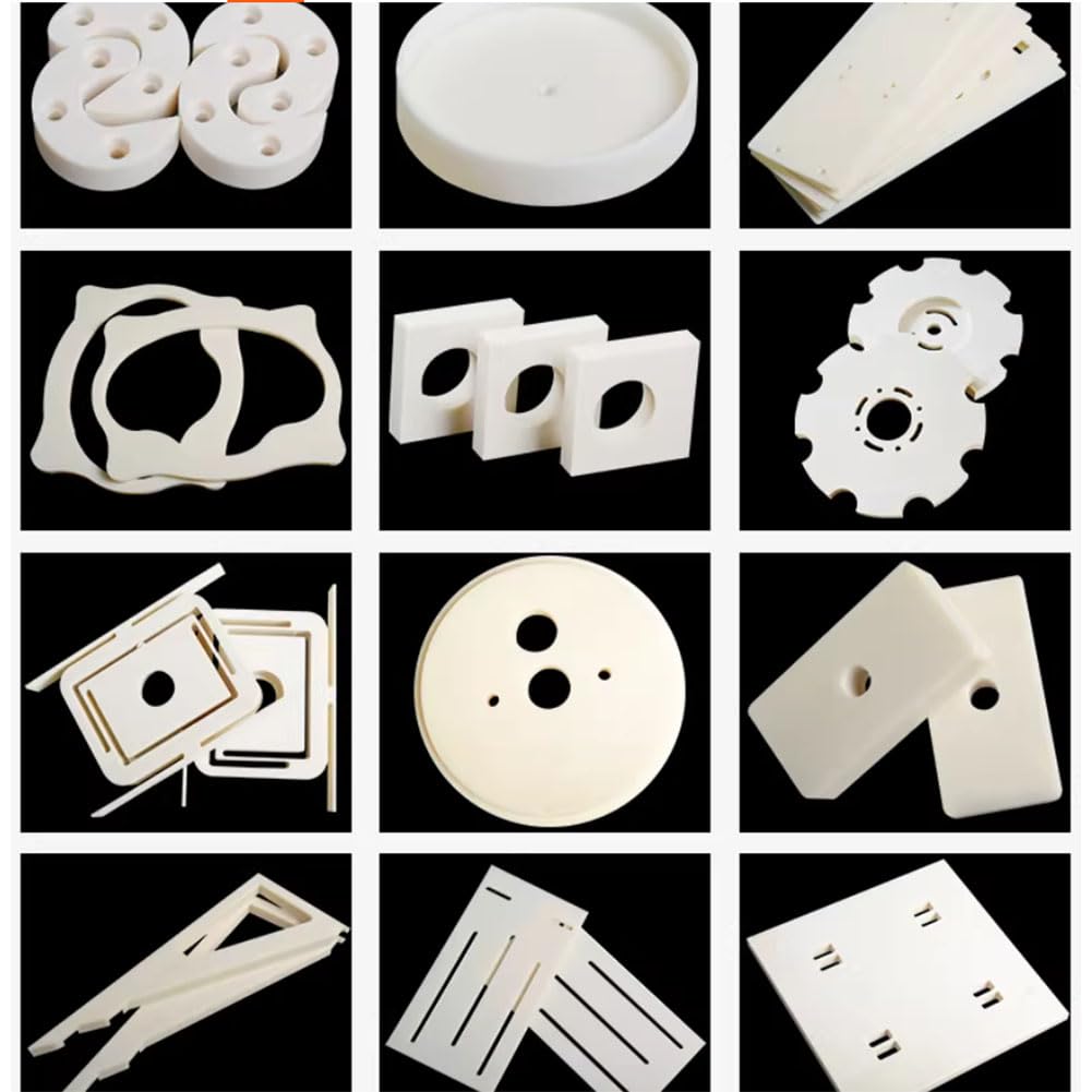 Piastra in Nylon Ad Alta Resistenza Bianca per Ingranaggi Industriali Meccanici, 400 * 400mm,400×400×20mm