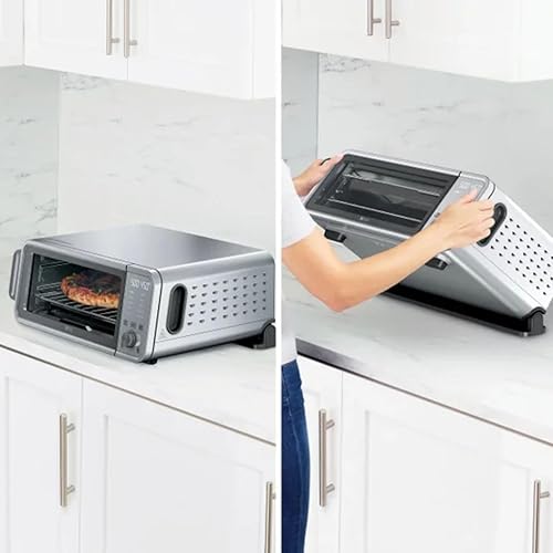 Miniatura 5 de Ninja Flip - Horno tostador 10 en 1 y freidora de aire, horno de encimera de 17 cuartos de galón, 1800 W, hasta 500 F, freír al aire, asar al aire,