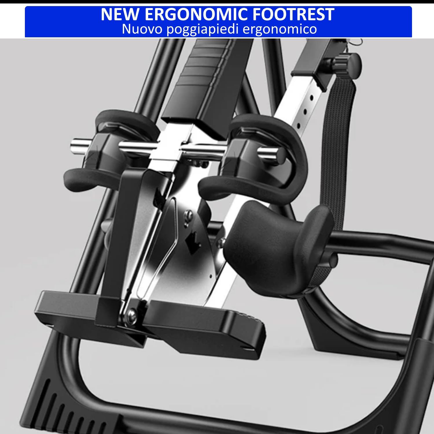 FFitness Panca a Inversione Gravity Professionale con Poggiatesta Macchina di Inversione Robusta 4 Angoli Inversione Totale