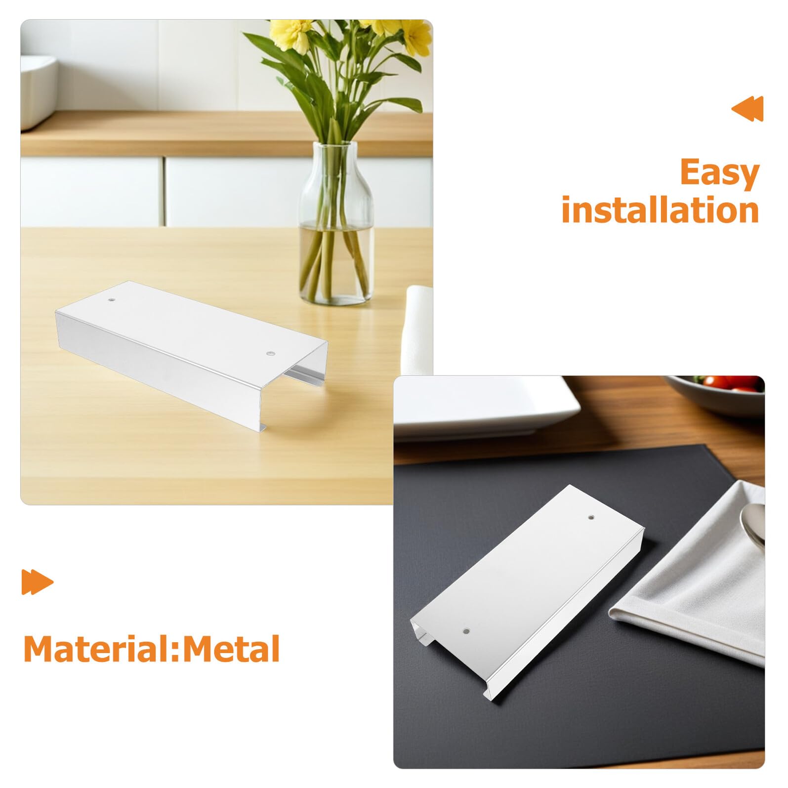 4 estantes de pared para tarros Mason – Estante de cocina de granja para gabinetes debajo del estante de almacenamiento para alimentos y condimentos, accesorio de cocina rústico