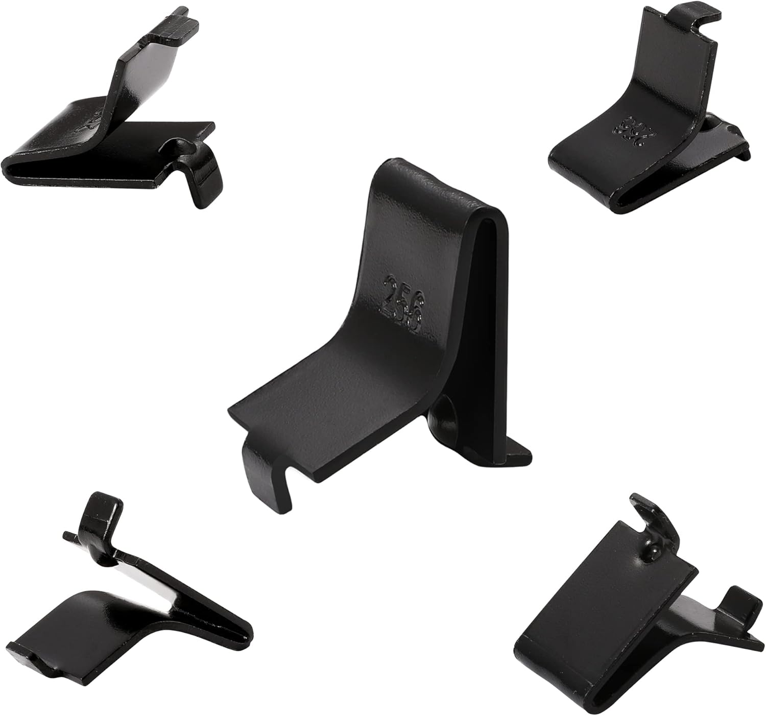 Shelf Clips, Hosrnovo 28PCS Adjustable Supports Clip for 255 Standard Pilaster, Heavy Duty Metal Shelving Brackets Clips for Kitchen Cabinet Bookcase (Black) : Tools & Home Improvement