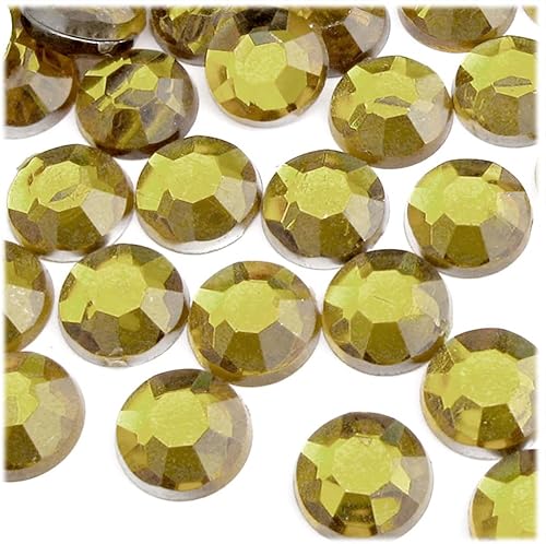 Miniatura 10 de 144 diamantes de imitación redondos de 0.630 in - parte trasera plana rojo rubí rojo