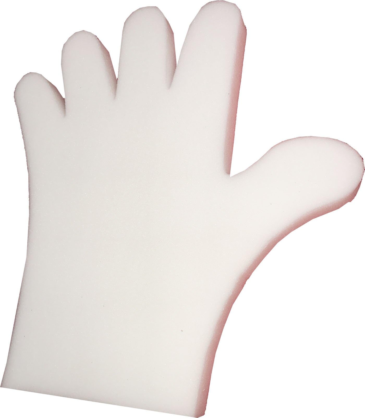 Giant Blank Open Foam Hand White
