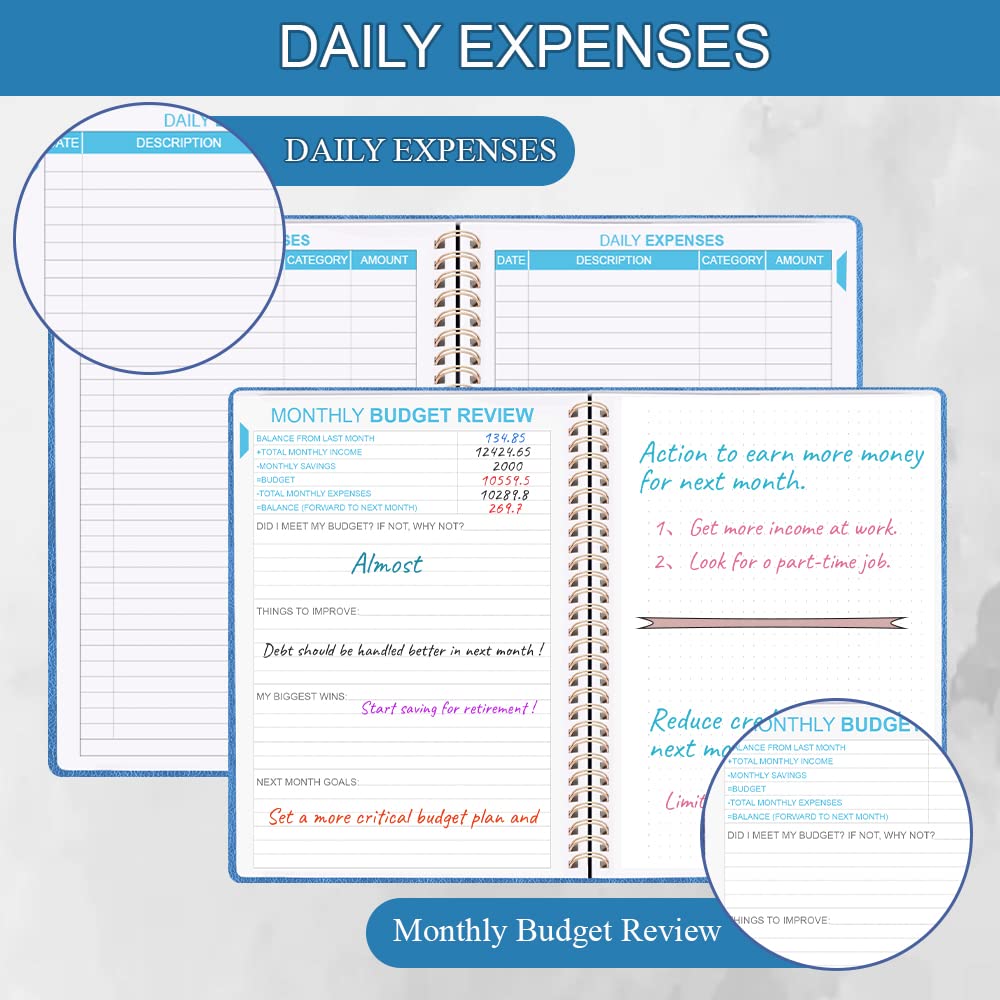 A5 Finance Planner BUNDLE! Budget Planner Templates, Financial Savings Tracker Printable Binder, Debt, Bills, Spending, Expenses Tracker