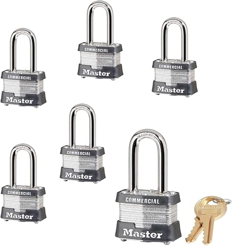 Master Lock - Cerraduras iguales con llave 3NKALF-6 con tecnología BumpStop