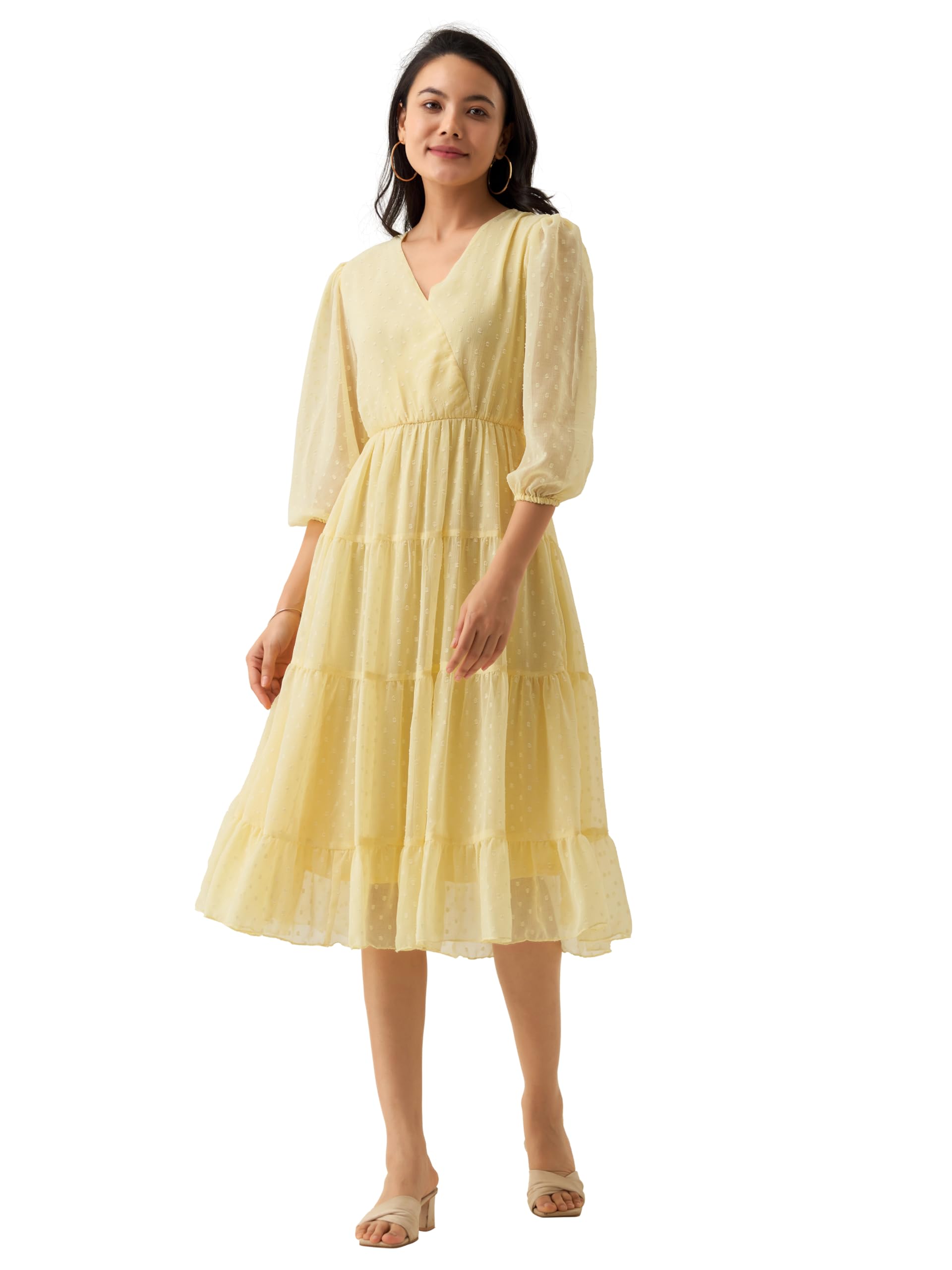 Roadster Dress for Women|one Piece for Women|Dresses for Women|Kurta for Women Dress for Women|Tops for Women|Dresses for Women|Women top|Kurta Set for Women in neutral
