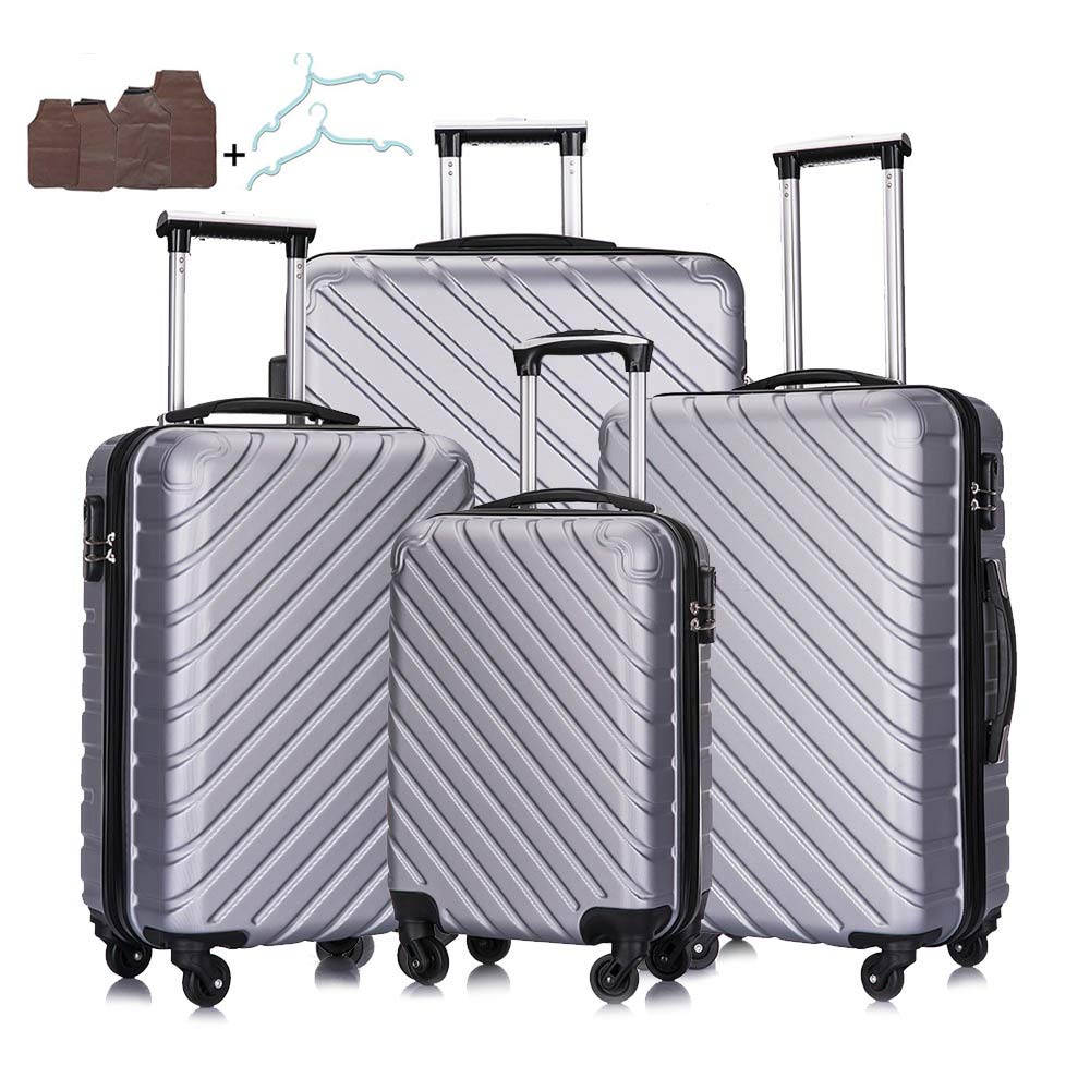 Buy Apelila4PC Luggage Sets Hardshell Suitcases with Wheels Spinner