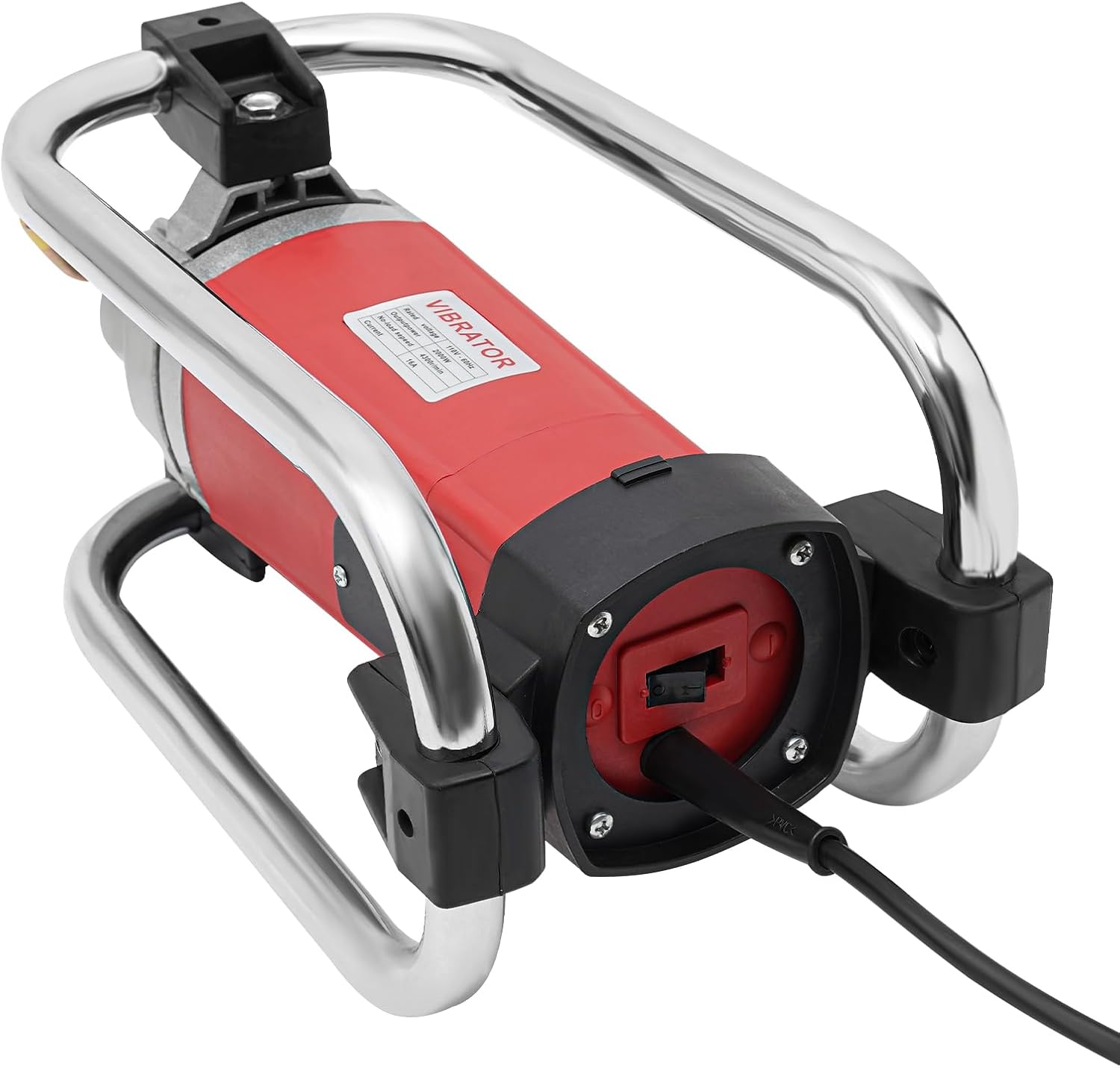 Electric Concrete Vibrator, 2000W 4300rpm Handheld Insertion Concrete Vibrating Tool with 13FT Vibrating Shaft, Portable Pencil Cement Vibrarator for Industrial Concrete Construction