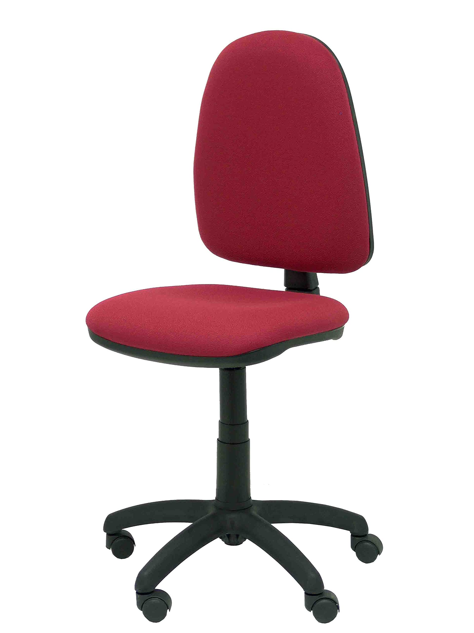 Piqueras Y Crespo 04Cp&Nbsp;&Ndash;&Nbsp;Sedia Da Ufficio Ergonomica, Sedile E Schienale Rivestiti In Tessuto Bali Granata