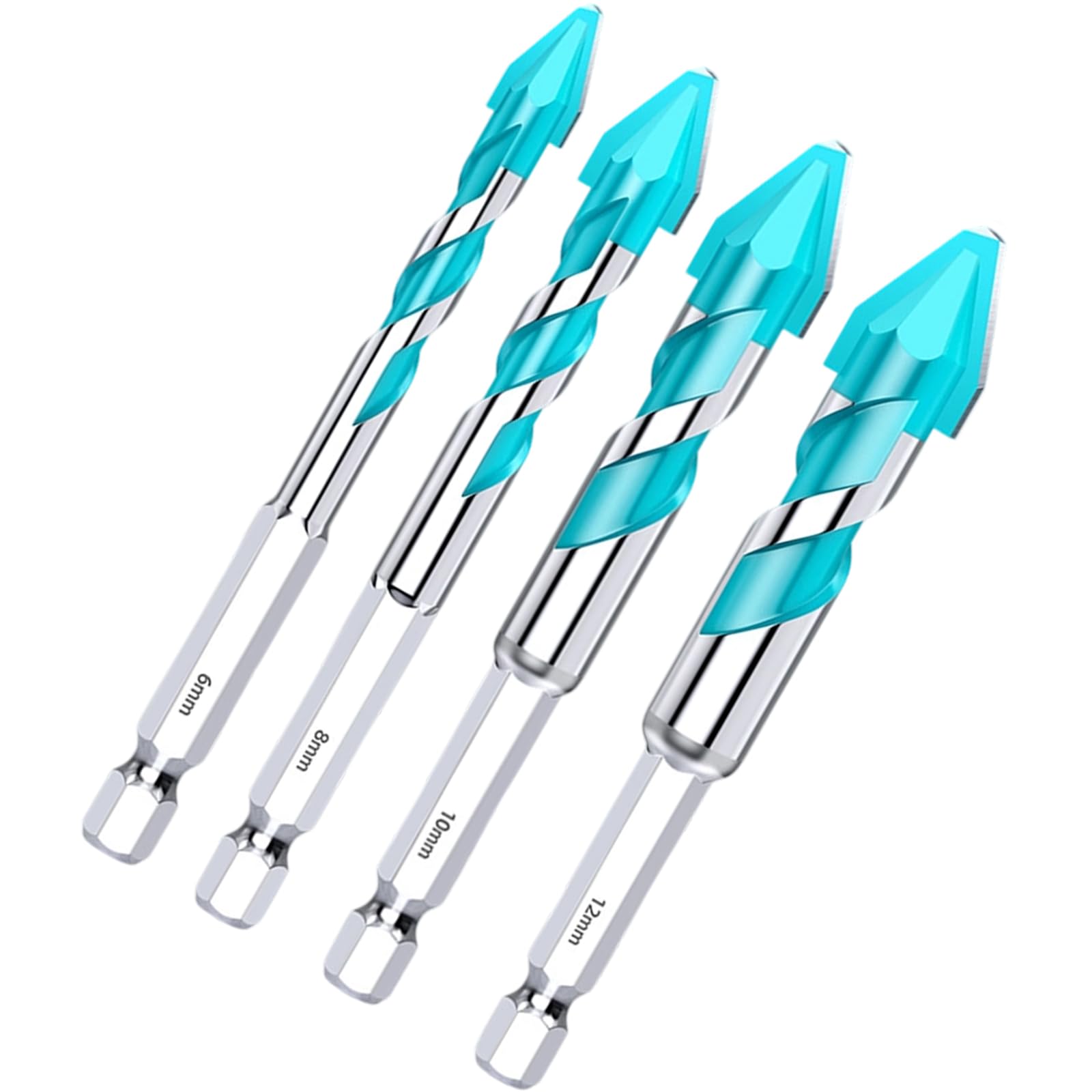 Carbides Tipped Eccentric Drill Bit Heavy Duty Construction Tool with 55mm Depth Capacity for Professional Craftsmen Eccentric Drill Bit