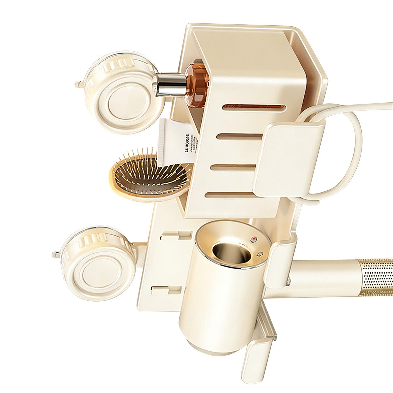 Oxxggkao White Hair Dryer Holder Wall Dryer Straightener Stand Hairdryer Organizers Box Toilet Blower Shelf Bathroom Accessories Hair Holder Wall