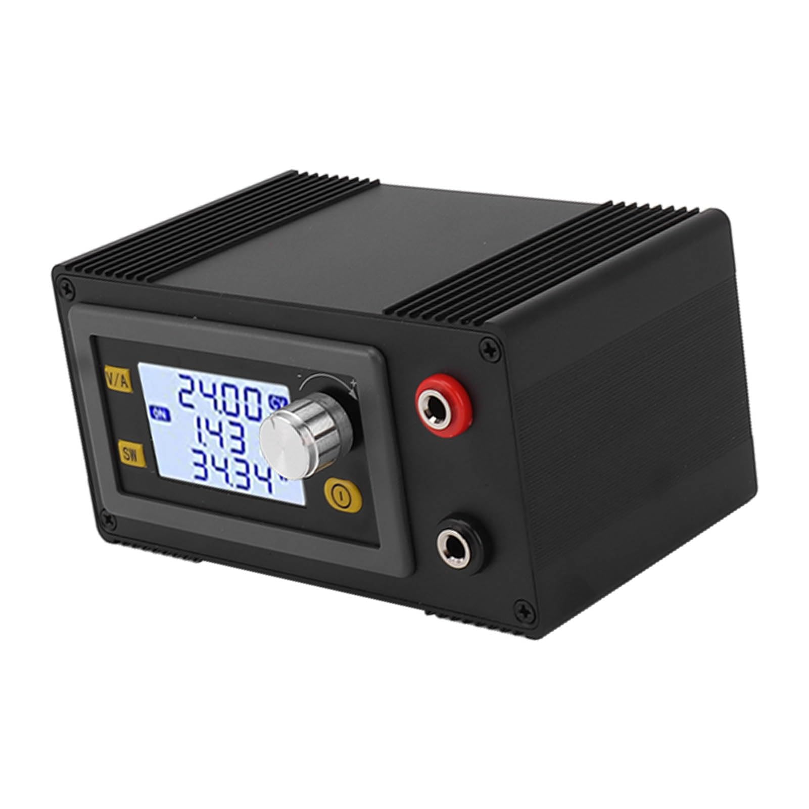 Convertitore di Potenza Regolabile con Regolatore di Tensione Variabile con Display LCD per Ricarica Solare DC 0,6-36 V Richiesta di Potenza Elevata Alluminio 355 G