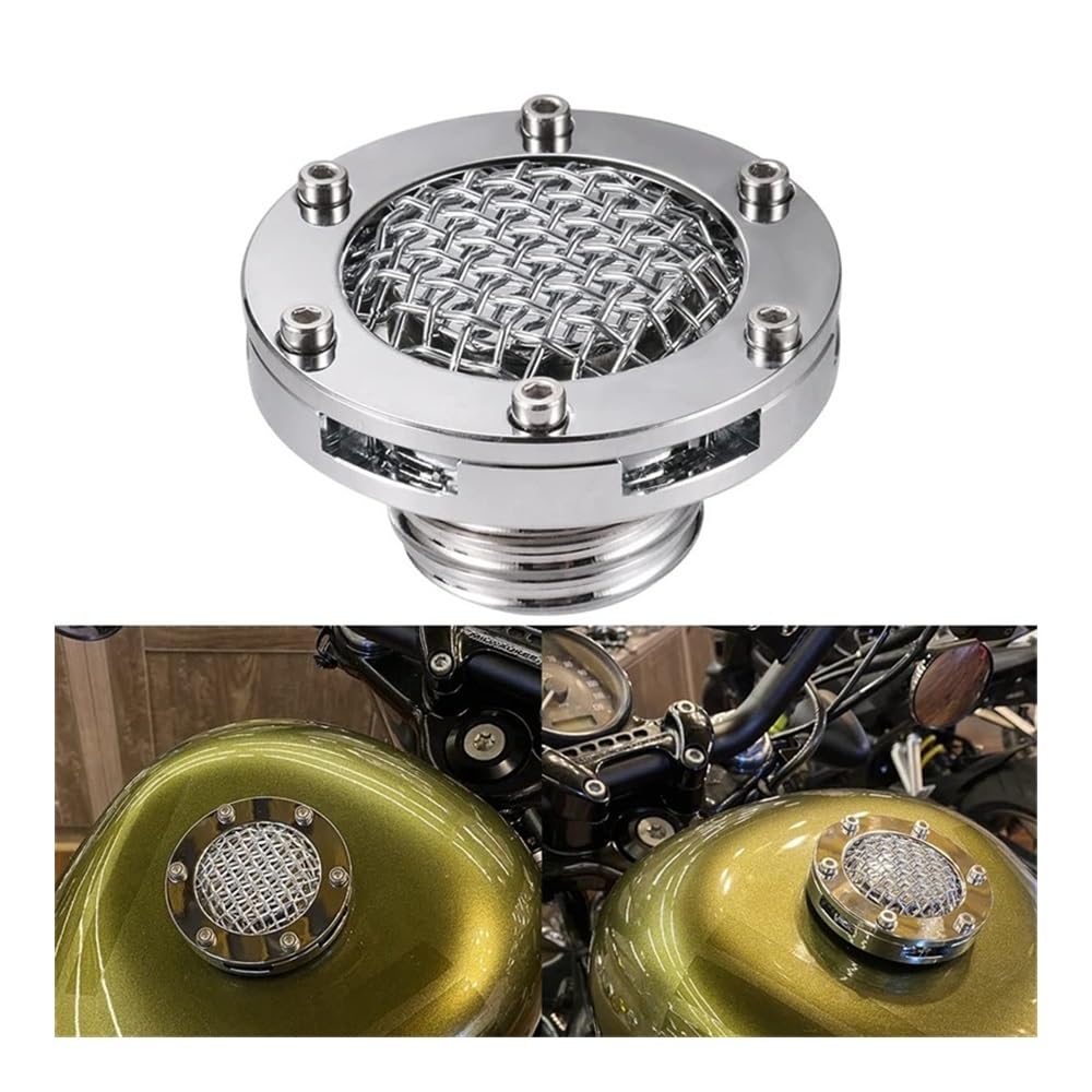 Tappo carburante moto Copertura Del Tappo Serbatoio Carburante In Rete Per Motocicletta Per Sportster 883 1200 Per Dyna Per Softail Per Fat Boy Per Accessori Per Custom