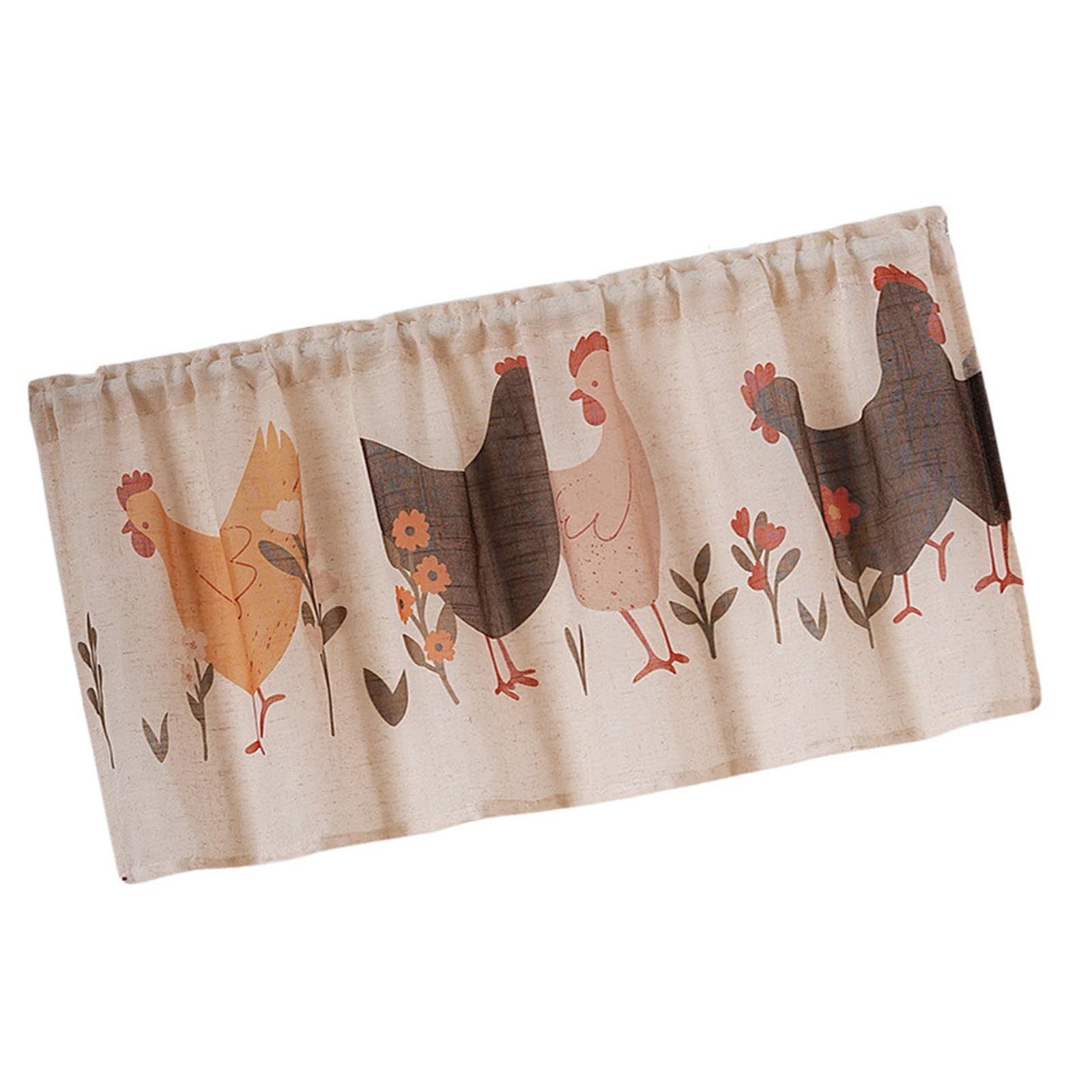Reversible Printed Room Divider Curtain From Durability Linen for Flexible Layouts Window Elegant Curtain