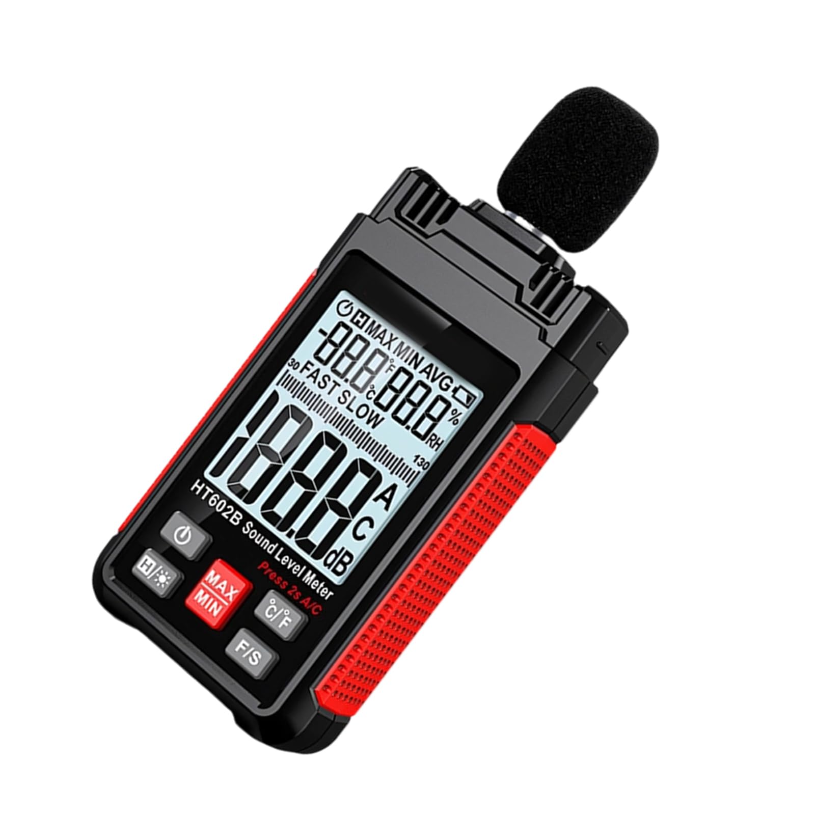 Nvoqilin Ht602b Portable Noise Measurement Device With Real-Time Analysis And Abs Housing For Industrial Applications Handheld Decibel Meter