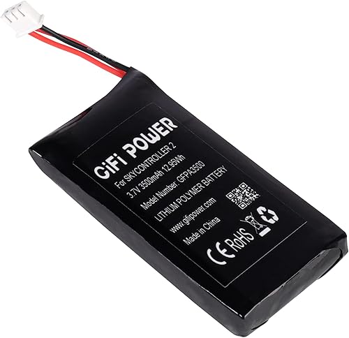 Beacon Pet 3.7V Lipo Batería 3500mah Recargable Lipo Reemplazo Batería para Parrot Skycontroller 2P, Bebop 2 Radio
