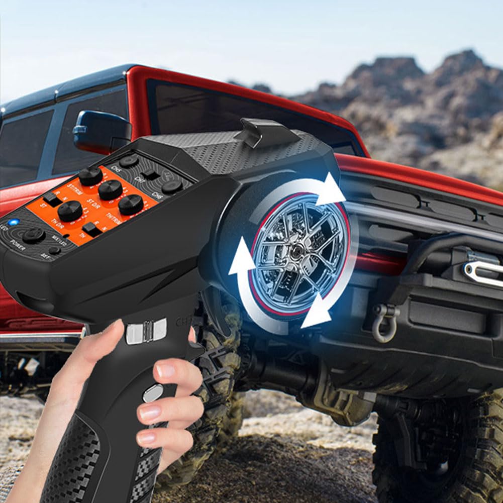 7-kanałowy nadajnik i odbiornik RC 2,4 G Anti-Jamming Remote