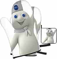 ロージー　pillsbury doughboy スプレッドとマグネット ロージー pillsbury doughboy スプレッドとマグネット Pillsbury