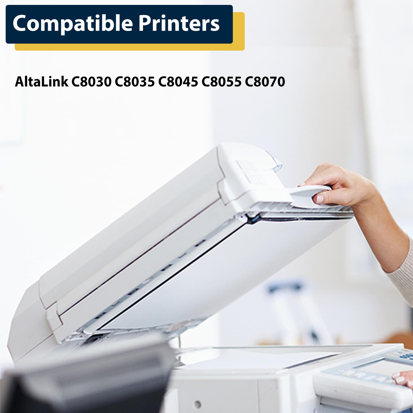 C8030 Black Toner Cartridge 006R01697 Replacment for Xerox