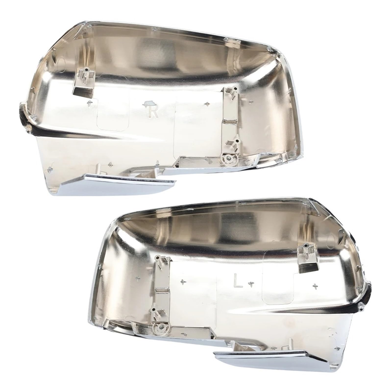 Coque Retroviseur Pour Dodge Pour RAM 1500 2009-2018, Couvercle De Rétroviseur Latéral De Voiture Galvanisé 68231242AM 68096198AH Pièces Détachées Auto(1 pair Chrome)