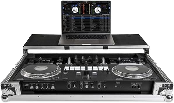 Headliner Flight Case Compatible with Pioneer DJ DDJ-REV7 with Laptop Platform