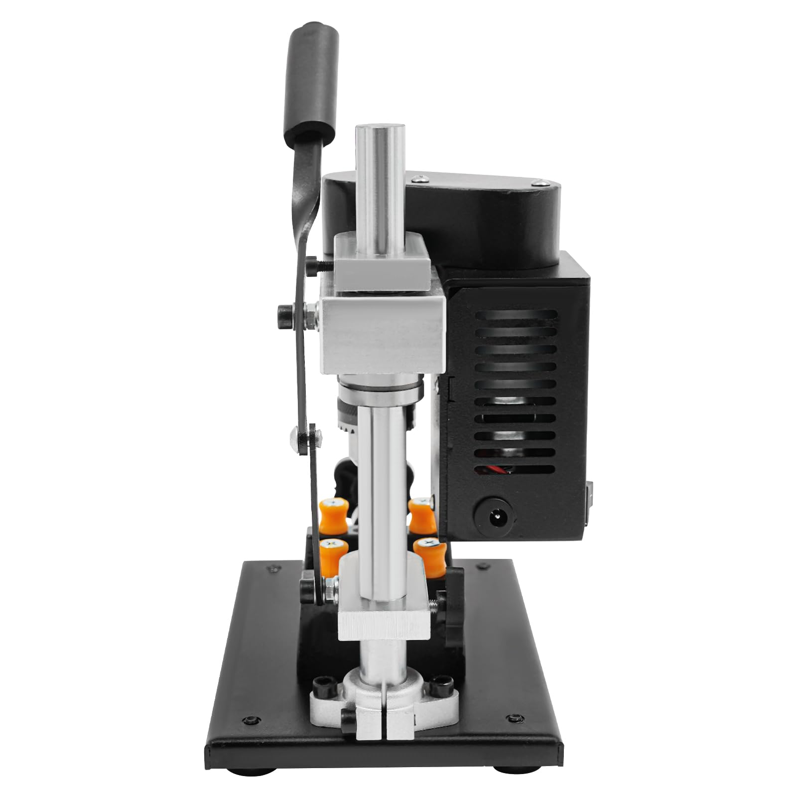 Elektrische Tischbohrmaschine, 220V Standbohrmaschine 7-Stufig Mini-Bohrmaschine, Bohrhub 50mm, Drehzahlbereich 0-8000U/min, Profi Säulenbohrmaschine für Holz, Kunststoff
