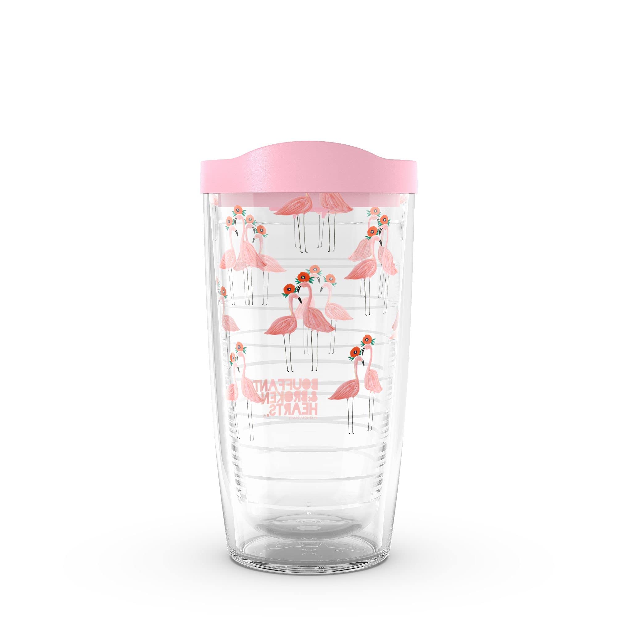 Gobelet isotherme Flower Power Flamingo pour des pauses café parfaites au bureau