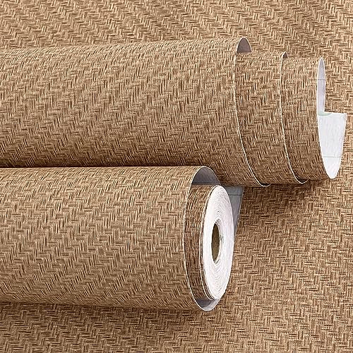 Haimin Fabric Wallpaper Textured Contact Paper