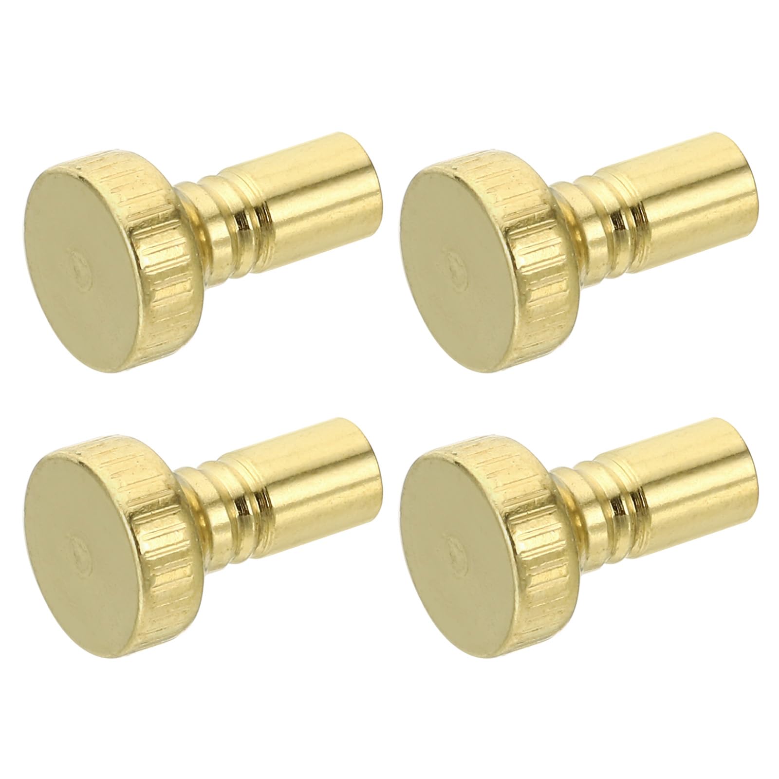sourcing map Lamp Switch Knob Replacement Gold Tone Metal On/Off Light Lamp Standard Size Replacement for Light and Fan Fixtures Pack of 4